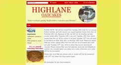 Desktop Screenshot of highlaneoatcakes.co.uk